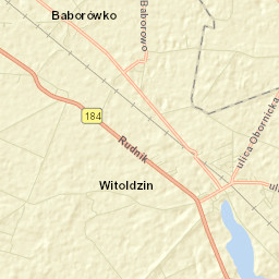 Pamiątkowo Street Map