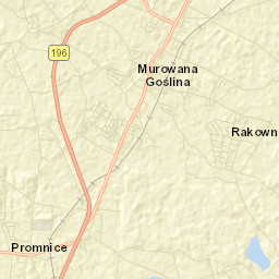Murowana Goślina Street Map