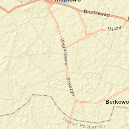 Kiszkowo Street Map