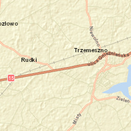 Trzemeszno Street Map