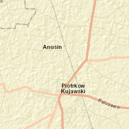 Piotrków Kujawski Street Map