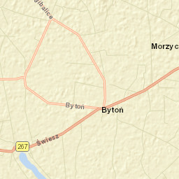 Bytoń Street Map