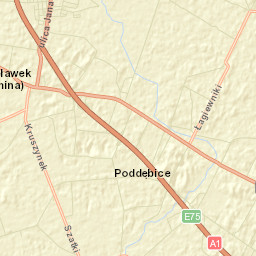 Powiat włocławski Street Map