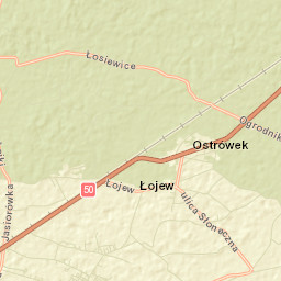 Ostrówek Street Map