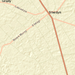 Sterdyń Street Map