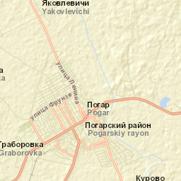 Pogar Street Map