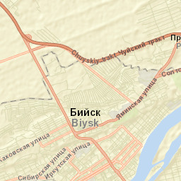 Biysk Street Map