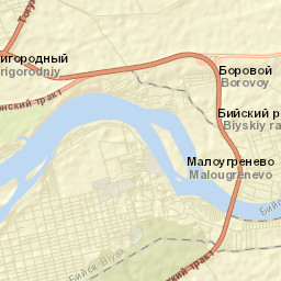 Malougrenevo Street Map