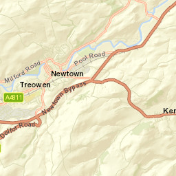 12 Broad Street, Newtown, Powys Street Map