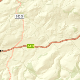 Shop Lane, Kerry, Powys SY16, UK Street Map