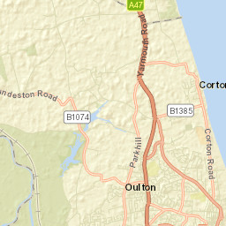 6 Pickwick Drive, Blundeston, Lowestoft Street Map