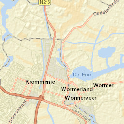 Krommenie Street Map