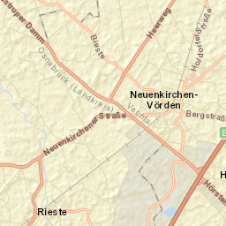 Rieste Street Map