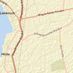 Huede Street Map