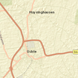 Uchte Street Map