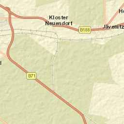 Jävenitz Street Map