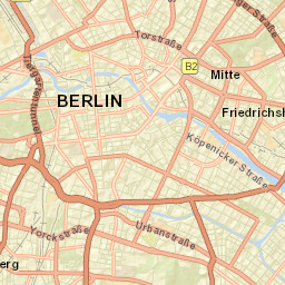 Tiergarten Street Map