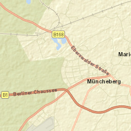 Müncheberg Street Map
