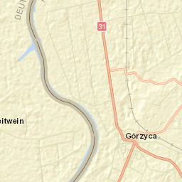 Górzyca Street Map