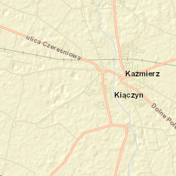 Kaźmierz Street Map