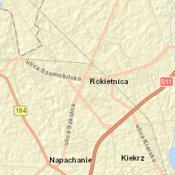 Rokietnica Street Map