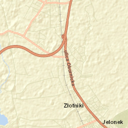 Złotniki Street Map