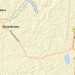 Orchowo Street Map