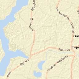 Topólka Street Map