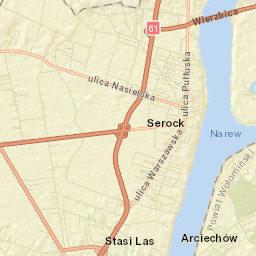 Serock Street Map