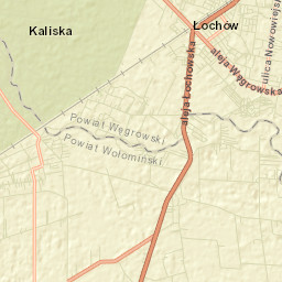 Łochów Street Map