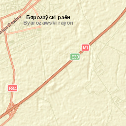 Byaroza Street Map