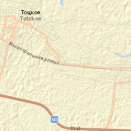 Totskoye Street Map