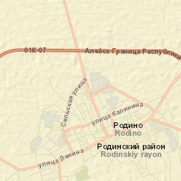 Rodino Street Map