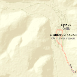 Orlik Street Map