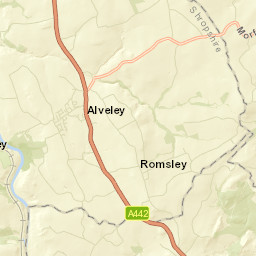 Alveley Street Map