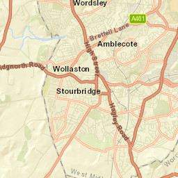 Stourbridge Street Map