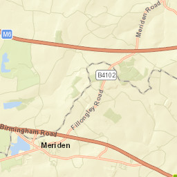 Meriden Street Map
