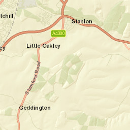 Geddington Street Map