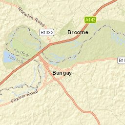 Ditchingham Street Map