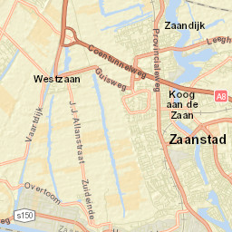 Zaandam Street Map