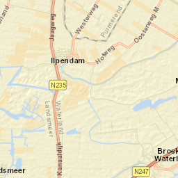 Broek in Waterland Street Map