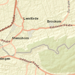 Brockum Street Map