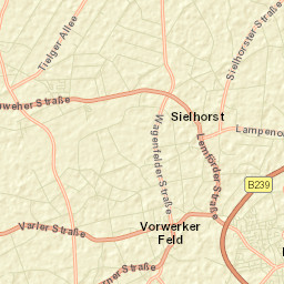 Rahden Street Map