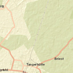 Tangerhütte Street Map