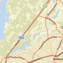 Zehlendorf Street Map