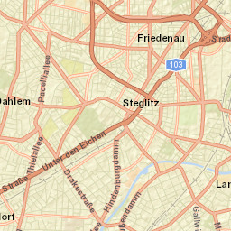Lichterfelde Street Map