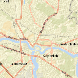 Köpenick Street Map