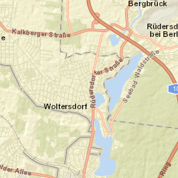 Woltersdorf Street Map
