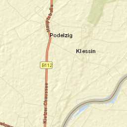 Podelzig Street Map