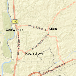 Czerwonak Street Map